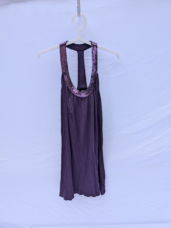 Mossimo Supply Co. Tops - Y2K Mossimo Sequins Purple Tank Top